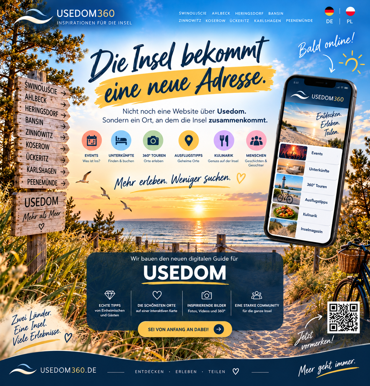 Usedom360 – Die Insel bekommt eine neue Adresse